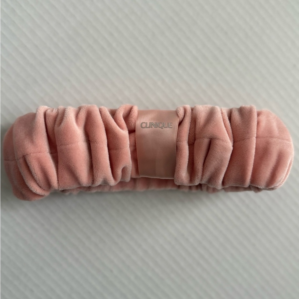 Clinique Limited-Edition Headband Elastic Soft Spa Hair Band Pink